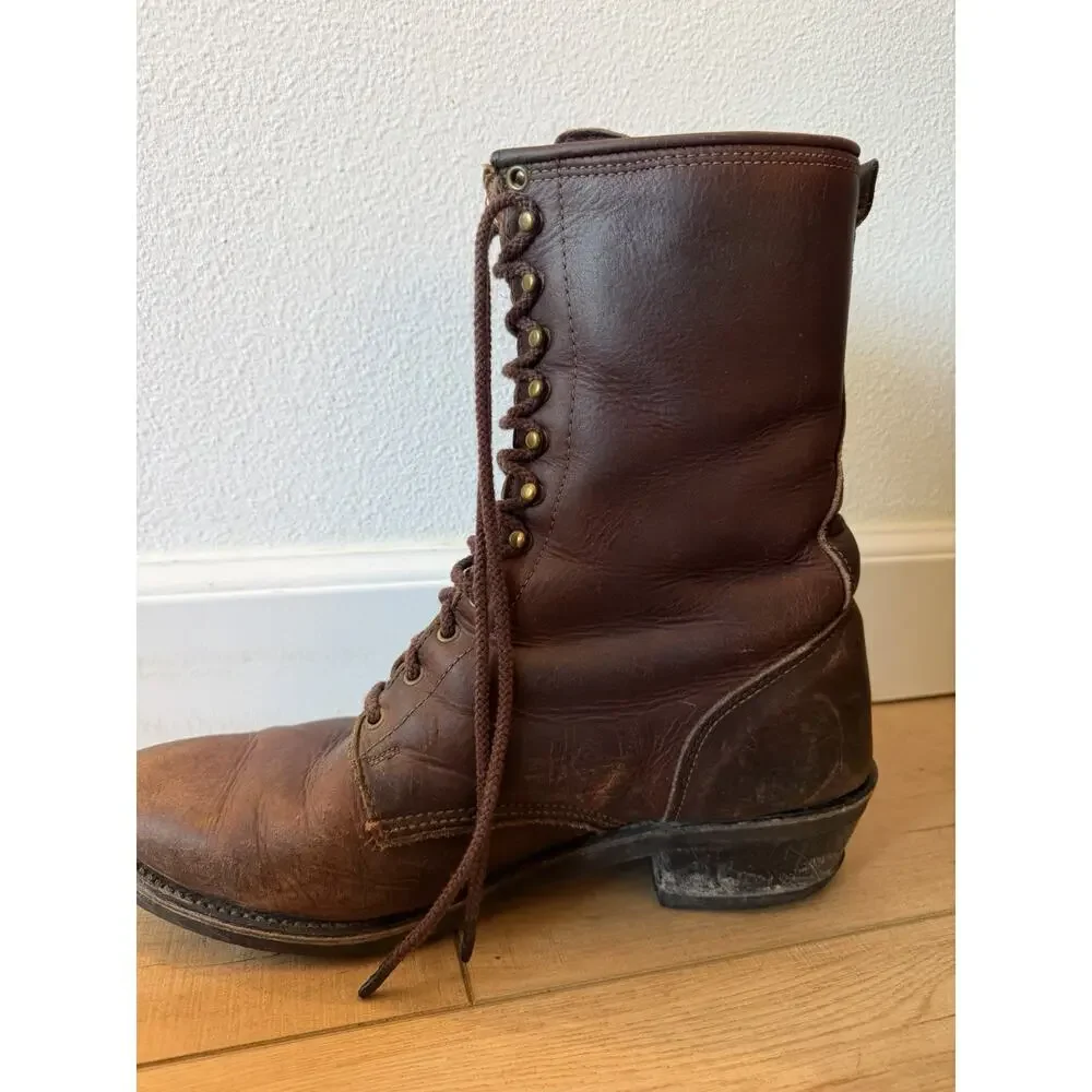 Double H 9581 Sub Zero Packer Boots Mens 11 EE Brown Leather Lace Up Insulated